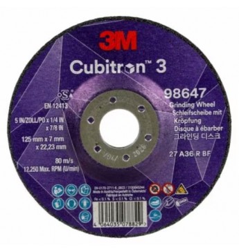 3M Cubitron™ 3 lihvketas 125mm x7mm
