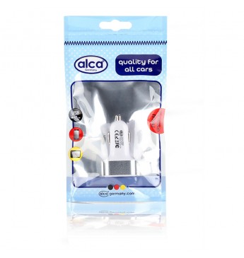 USB Charger 3USB white/silver