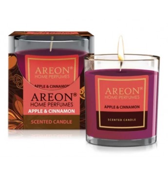 Lõhnaküünal Apple&Cinnamon, 120g (~25 h) │Areon
