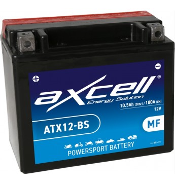 AXCELL MF BATTERY-ATX12-BS, With Acid