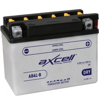 AXCELL DRY 4Ah 56A -/+ 12V 120x70x92mm