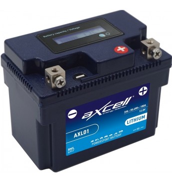 AXCELL LITHIUM 3Ah 180A -/+ 12.8V akumuliatorius 114x70x86mm