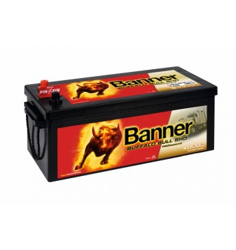 Aku Banner 180Ah 1000A Buffalo Bull PRO 12V 514x223x195/223