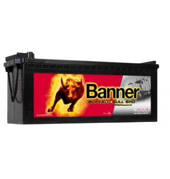 Aku Banner 225Ah 1150A Buffalo Bull PRO 12V 517x273x212/240mm