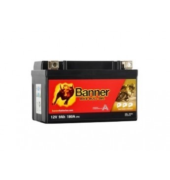 Aku Banner 9 Ah 180A Running Bull AUX9 12V 150x86x94mm