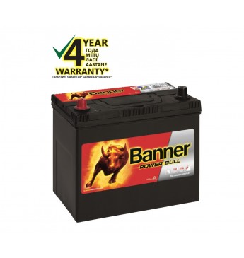 Aku Banner 45Ah 390A +- 12V Power 238x129x203/225mm