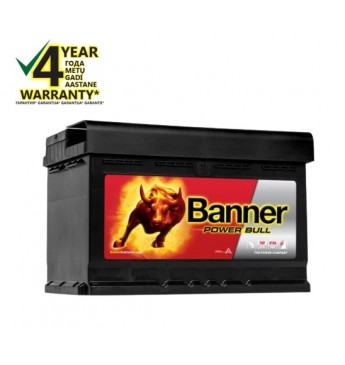 Aku Banner 77Ah 700A 12V Power PRO 278x175x190mm