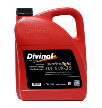 Syntholight DIVINOL 03 5W-30 5 l, ACEA A3/B4/C3 VW 504.00/507.03