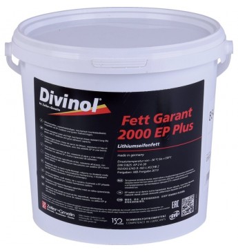 Fett Garant DIVINOL 2000 EP Plus 5KG, lithium grease