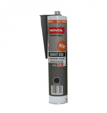 GRAVIT 630 Elastne polüester hermeetik - MUST 300ml