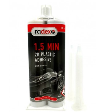 RADEX 2K plastikuliim 50ml (90 sek.)