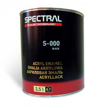 Acrylic enamel S-000 BLACK  3.5L