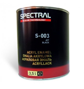 Acrylic enamel S-003 JET BLACK  3.5L