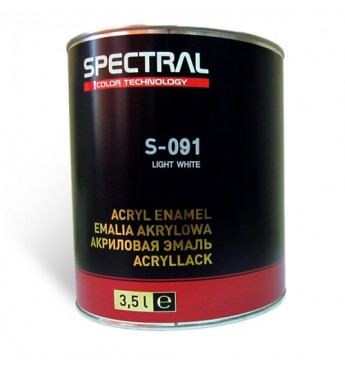 Acrylic enamel S-091 LIGHT WHITE  3.5L