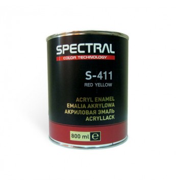 Acrylic enamel S-411 RED YELLOW  0.8L