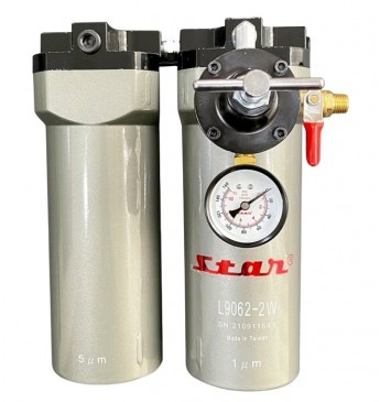 STAR double two way drain air filtration system (5mµ & 1mµ)