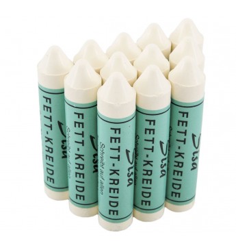 Marking chalk SISA, white, 12pcs