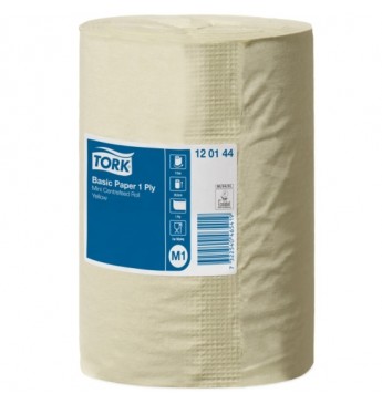 Tork Universal centerfeed roll, M1, 1 ply, yellow, 115 m