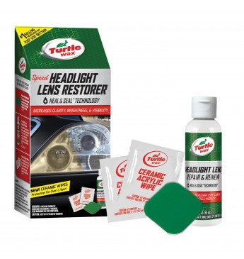 Speed headlight lens restorer