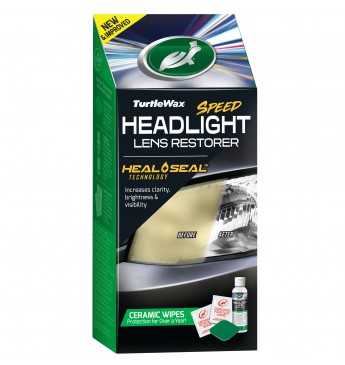 Speed headlight lens restorer