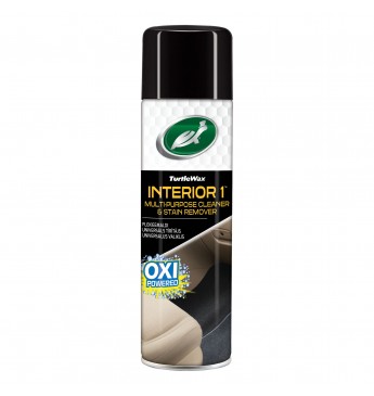 Interior 1 Car Seat Upholstery & Carpet Dry Foam Cleaner With Brush, 500 ml
